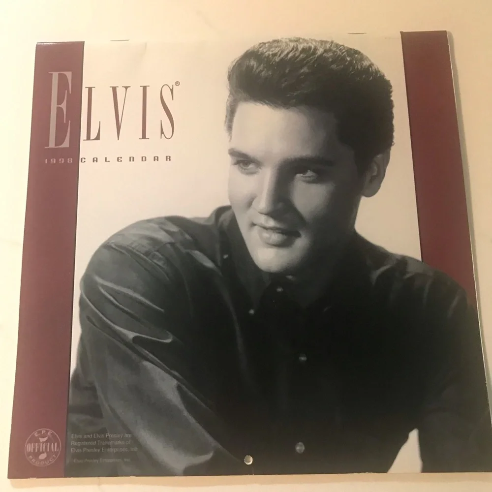 Classic 1998 ELVIS CALENDAR